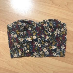 Bustier Strapless Crop Top